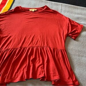 Armour Vert Twirl Babydoll Shirt